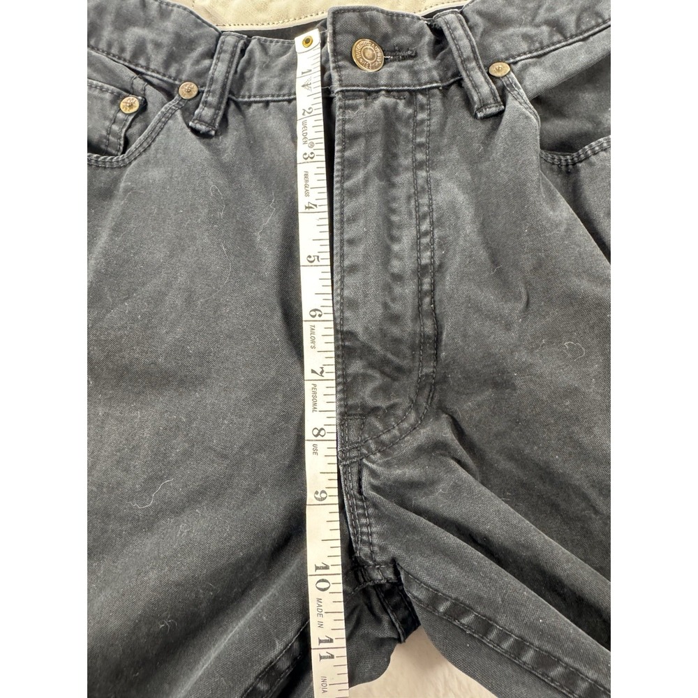 Polo Ralph Lauren Chino Pants Mens 33x32 Black Straight Cotton Casual - Picture 12 of 13